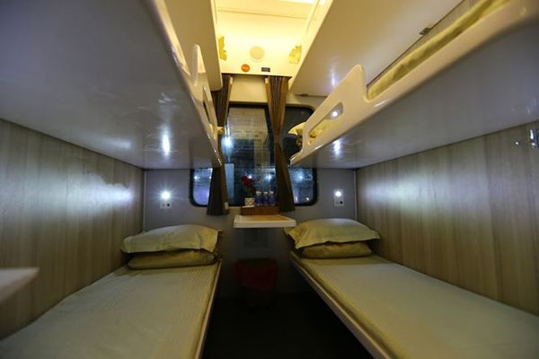 Toa giường nằm có nội thất sang trọng