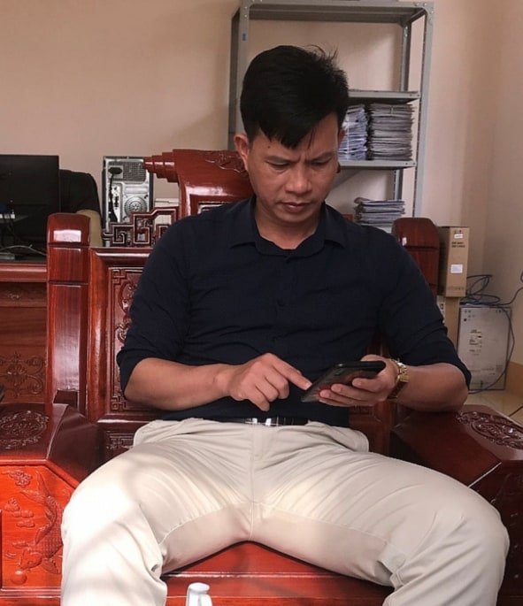 Ông Hoàng Văn Hiệp - Bí thư Đảng ủy xã Đồng Văn.