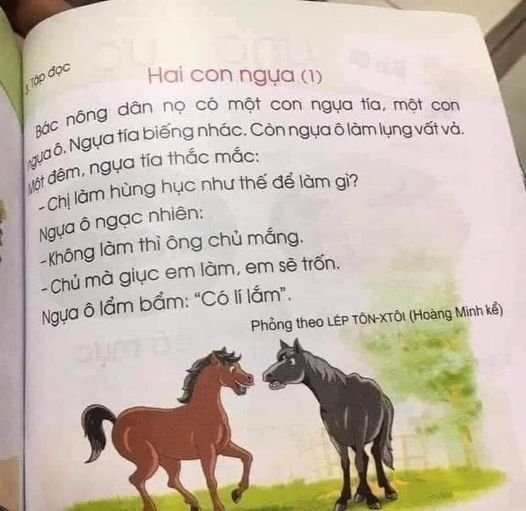 Một bài tập đọc trong SGK Cánh Diều