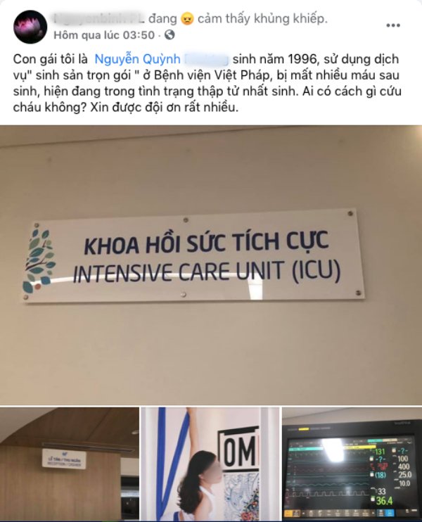 Lời cầu cứu của người cha trước khi con lâm nạn.
