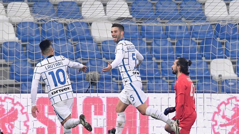 Kết quả Sassuolo vs Inter Milan:Inter chiếm ngôi nhì BXH Serie A