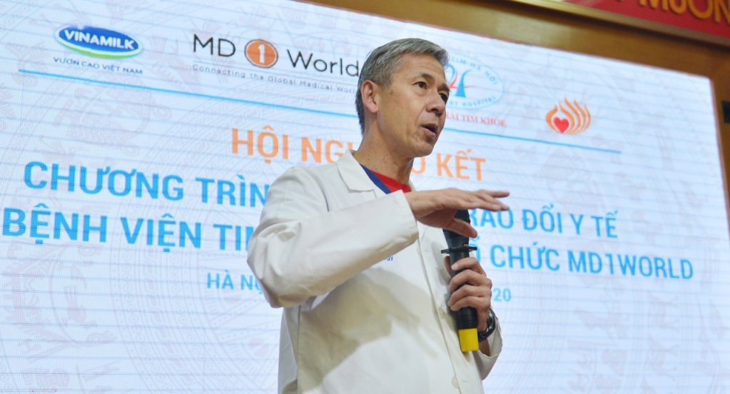 Giáo Sư Wyman Lai, đồng Chủ tịch phụ trách Y tế tổ chức MD1World.  