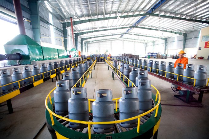 Giá gas trong nước đang giảm mạnh