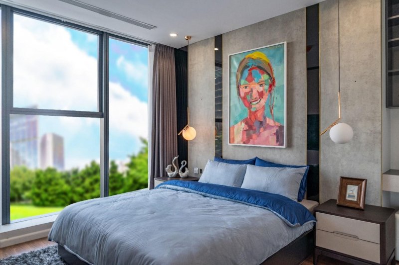 Phòng ngủ hiện đại, thoáng đãng