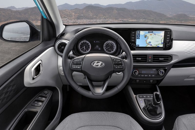 Nội thất bên trong Hyundai Grand I10