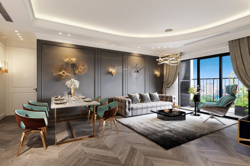 Khối shophouse tại dự án là không gian mua sắm lý tưởng cho gia đình trẻ