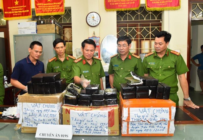 Vật chứng thu giữ được của các đối tượng