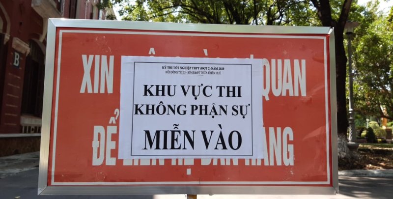 Khu vực thi