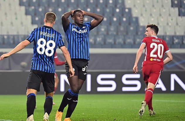 Kết quả Atalanta vs Liverpool bảng D UEFA Champions League. Kết quả bóng đá Cup C1