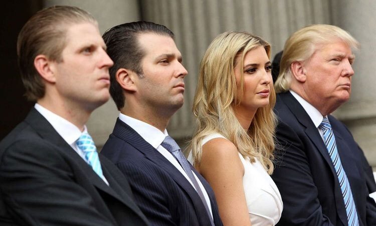 Các con ông Donald Trump chỉ trích báo giới Mỹ vì không đưa tin các cuộc tấn công vào phe bảo thủ ở Washington D.C.. Ảnh: Internet