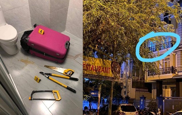 Bước đầu, bên trong vali là thi thể người không nguyên vẹn. Nghi can gây án được xác định là 1 người nước ngoài. ược biết, cả nạn nhân và nghi can thuê phòng sống tại đây và cách đây vài ngày đã trả phòng.