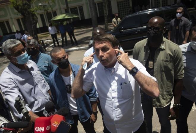 Tổng thống Brazil Jair Bolsonaro. (Ảnh: AP)