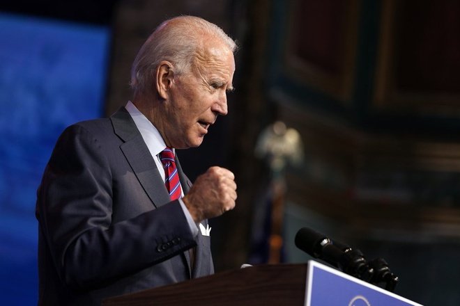 Ông Biden chỉ trích Tổng thống Trump và đảng Cộng hòa đã bất chấp hiến pháp khi không chấp nhận kết quả bầu cử.