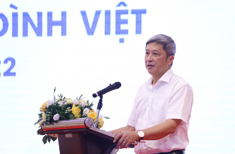 PGS. TS Nguyễn Trường Sơn, Thứ trưởng Bộ Y tế tham dự và phát biểu chỉ đạo tại chương trình