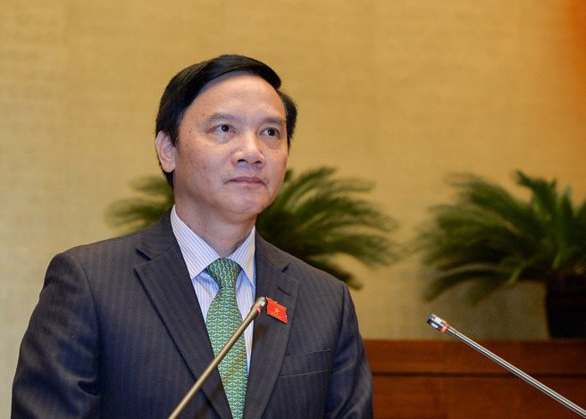 Ông Nguyễn Khắc Định Chủ nhiệm Ủy ban Pháp luật của Quốc hội khóa XIV.