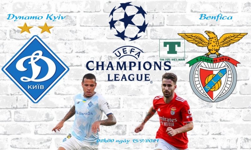 Soi kèo Dynamo Kyiv vs Benfica - UEFA Champions League 2021/22, dự đoán kết quả bóng đá châu Âu