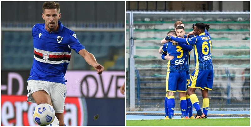 Soi kèo Sampdoria vs Verona, vòng 14 giải VĐQG Italia, nhận định tỉ lệ, dự đoán tỉ số Sampdoria vs Verona