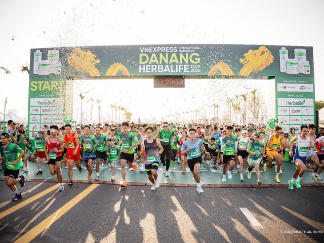 Herbalife Việt Nam khuyến khích lối sống năng động lành mạnh tại VnExpress Đà Nẵng International Marathon Herbalife Cup 2026