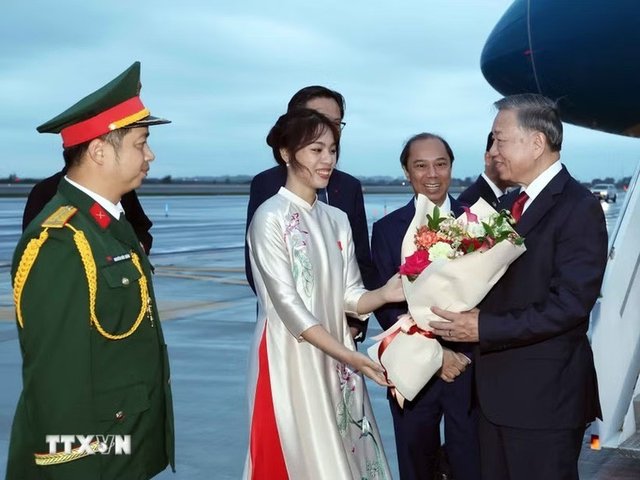 Tổng Bí thư, Chủ tịch nước Tô Lâm đến New York tham dự Phiên thảo luận cấp cao Đại hội đồng Liên Hợp Quốc khóa 81