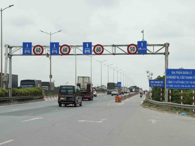 Hà Nội điều chỉnh giao thông cầu Thanh Trì